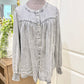 Womens Jane & Delancey Denim Blouse XL EUC