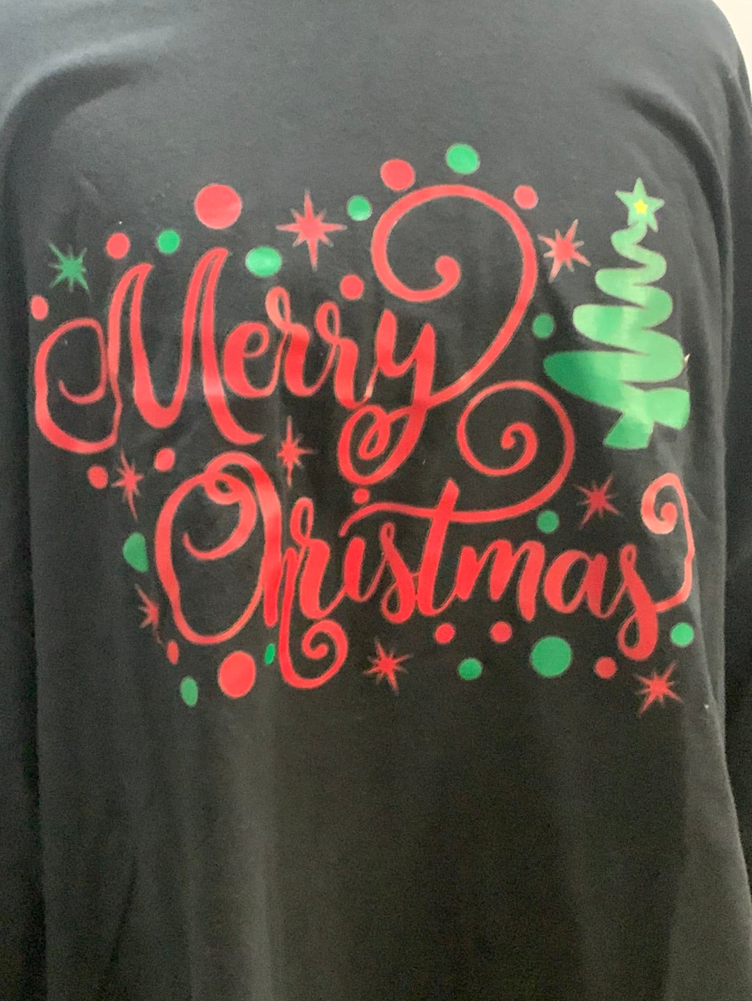 Womens Long Sleeve Christmas Tshirt Size 3X