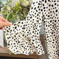 Womens Umgee White Leopard  Mini Dress Large