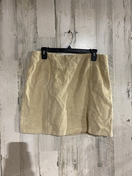 Womens She Sky Corduroy Skirt Sz Large