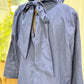 Womens Navy Ruffle Neck Dress XL EUC