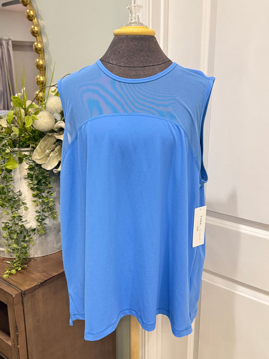 Womens Yogalicious Lux Athletic Tank 1X NWT