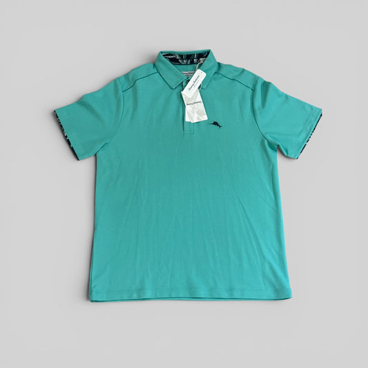 Mens Tommy Bahama Seafoam Green Polo Size Small NWT