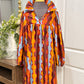Womens Adrienne Puff Sleeve Dress 1X NWT