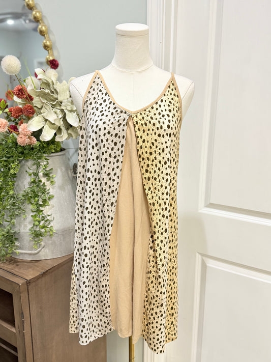 Womens Entro Leopard Dress Medium EUC