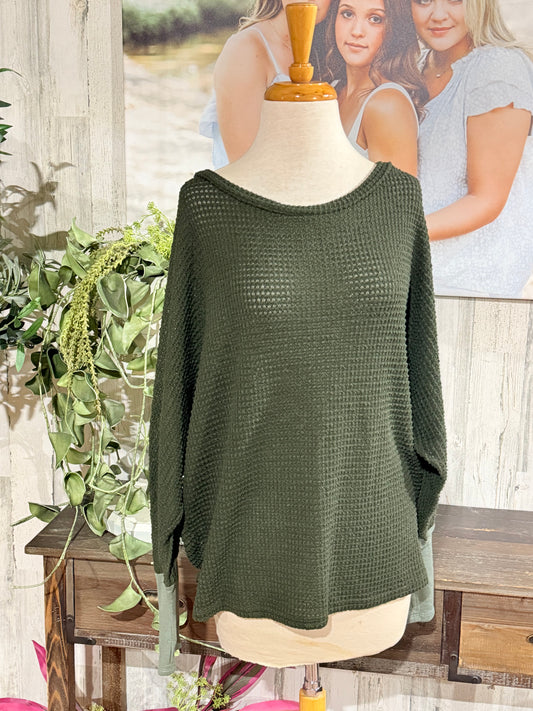 Womens Bibi Waffle Tunic Size XL EUC