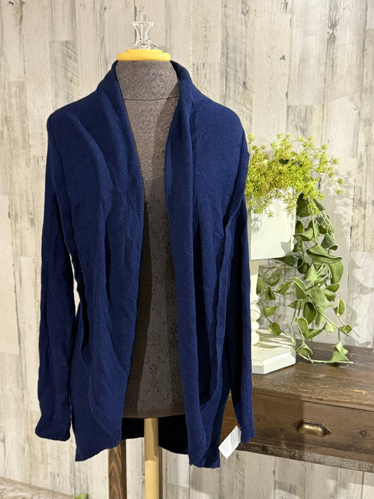 Womens Navy Lily Pulitzer Cardigan Size Small