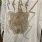 Womens Vintage Canvas Sweatshirt Size Large