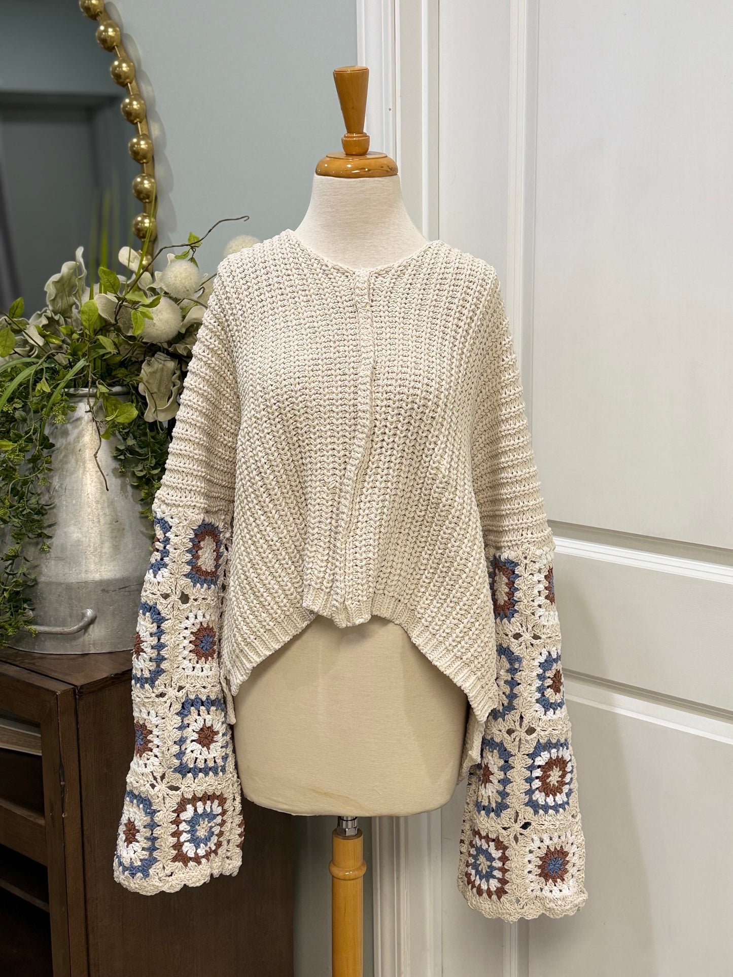 Womens Knit POL Pullover Large NWT $84