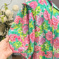 Womens Jodifl Floral Blouse Large EUC