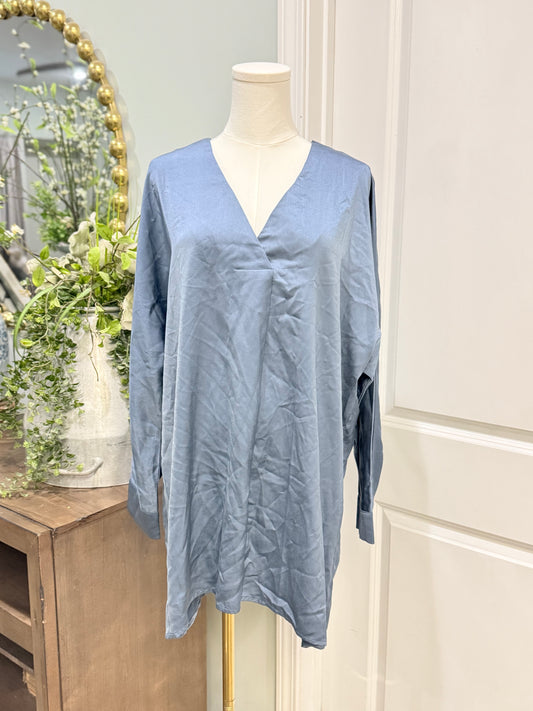 Womens Glam Satin Dress Small NWT