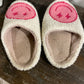 Womens Smiley Face Slippers Sz 6/7