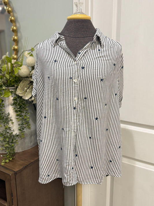 Womens Jane & Delancey Blouse 1X