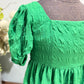 Womens Green Babydoll Dress Medium EUC