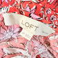 Womens Loft Button Down Dress Small Petite EUC