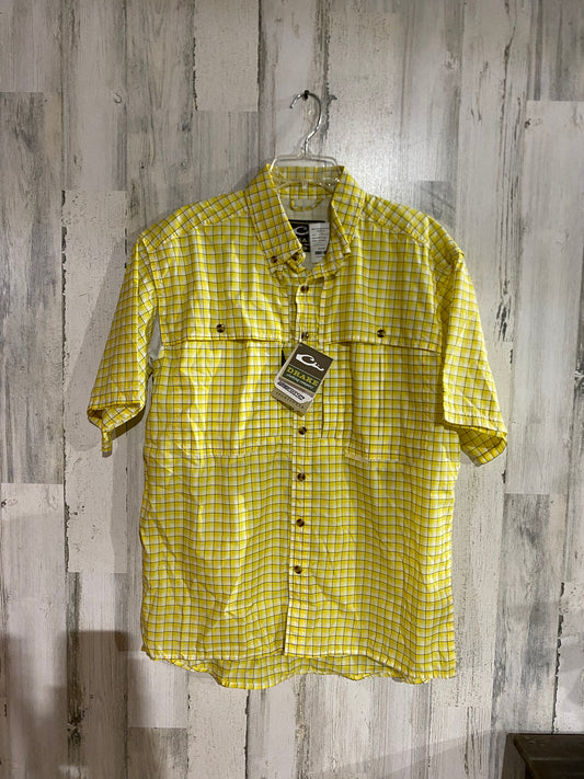 Men's NWT Drake Button Up Small