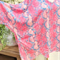 Womens Adrienne Snake Blouse Medium EUC