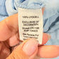 Womens Mine Denim Blouse Medium EUC