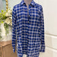 Womens Johnny Was Flannel Button Down Size Small EUC