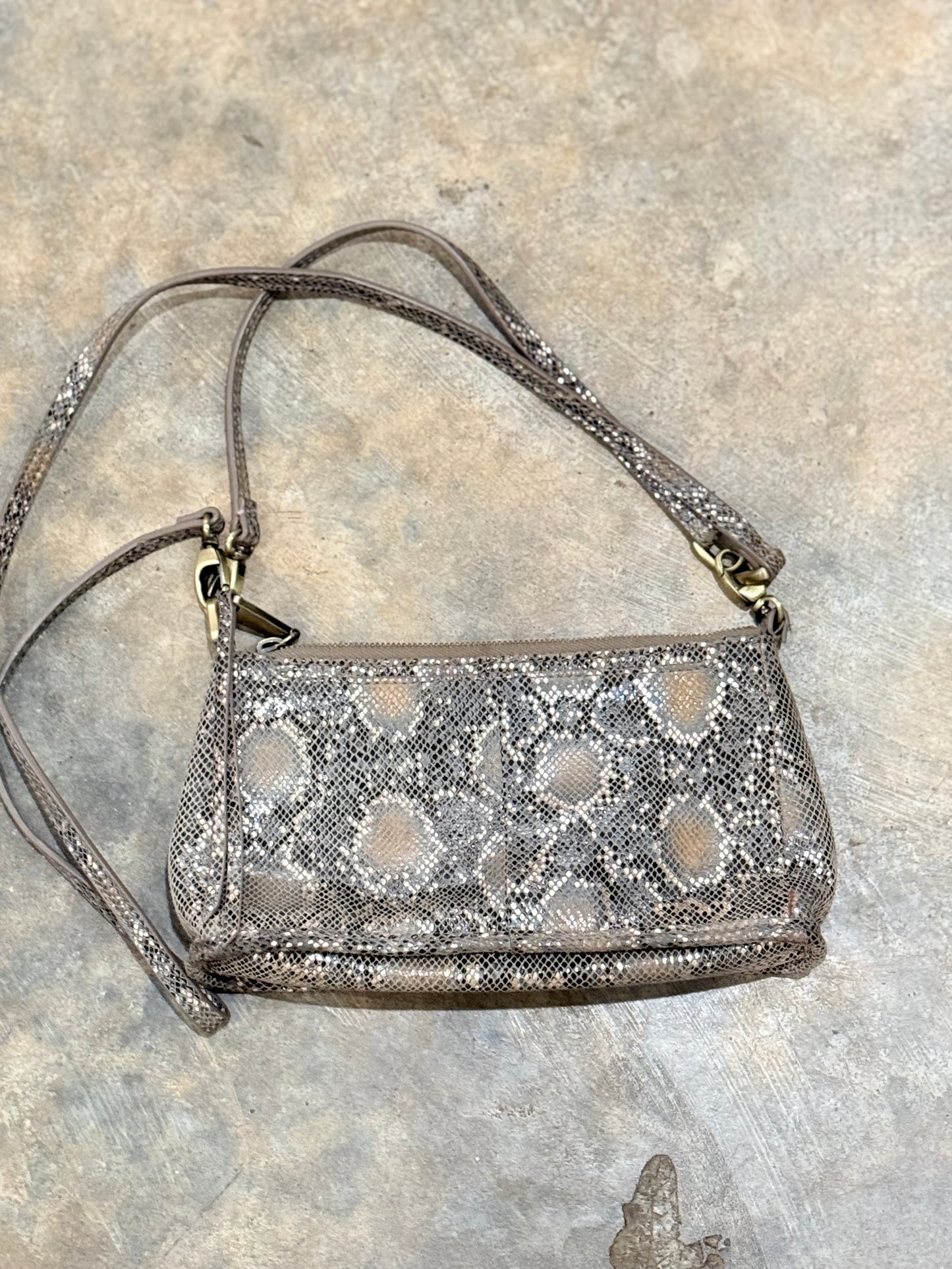 HOBO Snakeprint Crossbody EUC