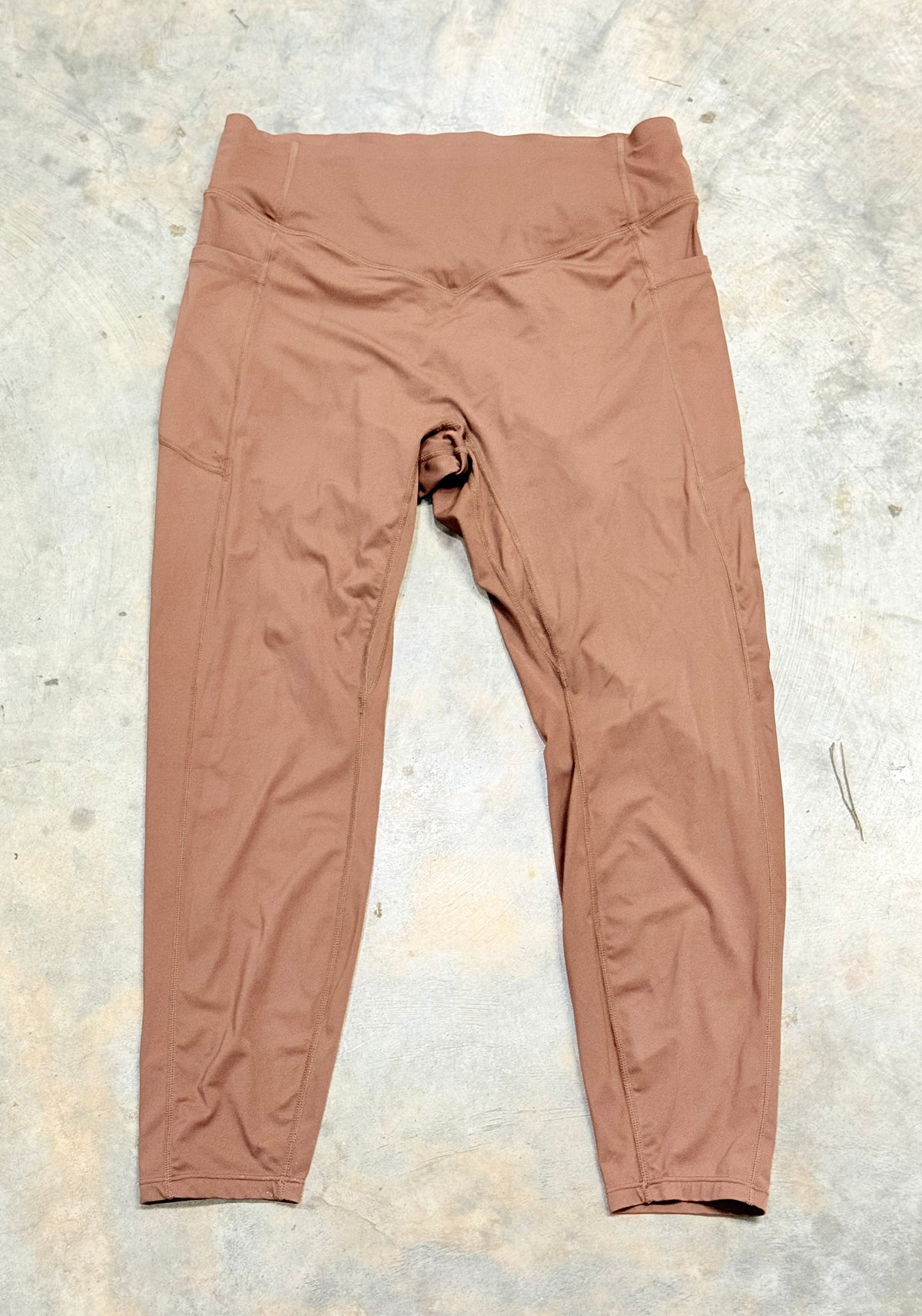 Womens Halara Brown Butt Lifting Leggings XL EUC
