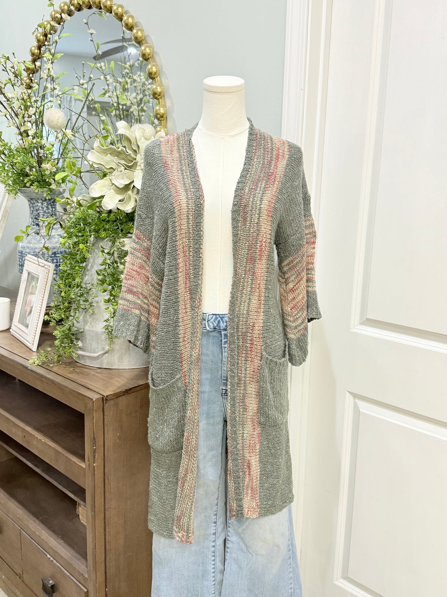 Womens American Eagle Cardigan Duster S/M EUC
