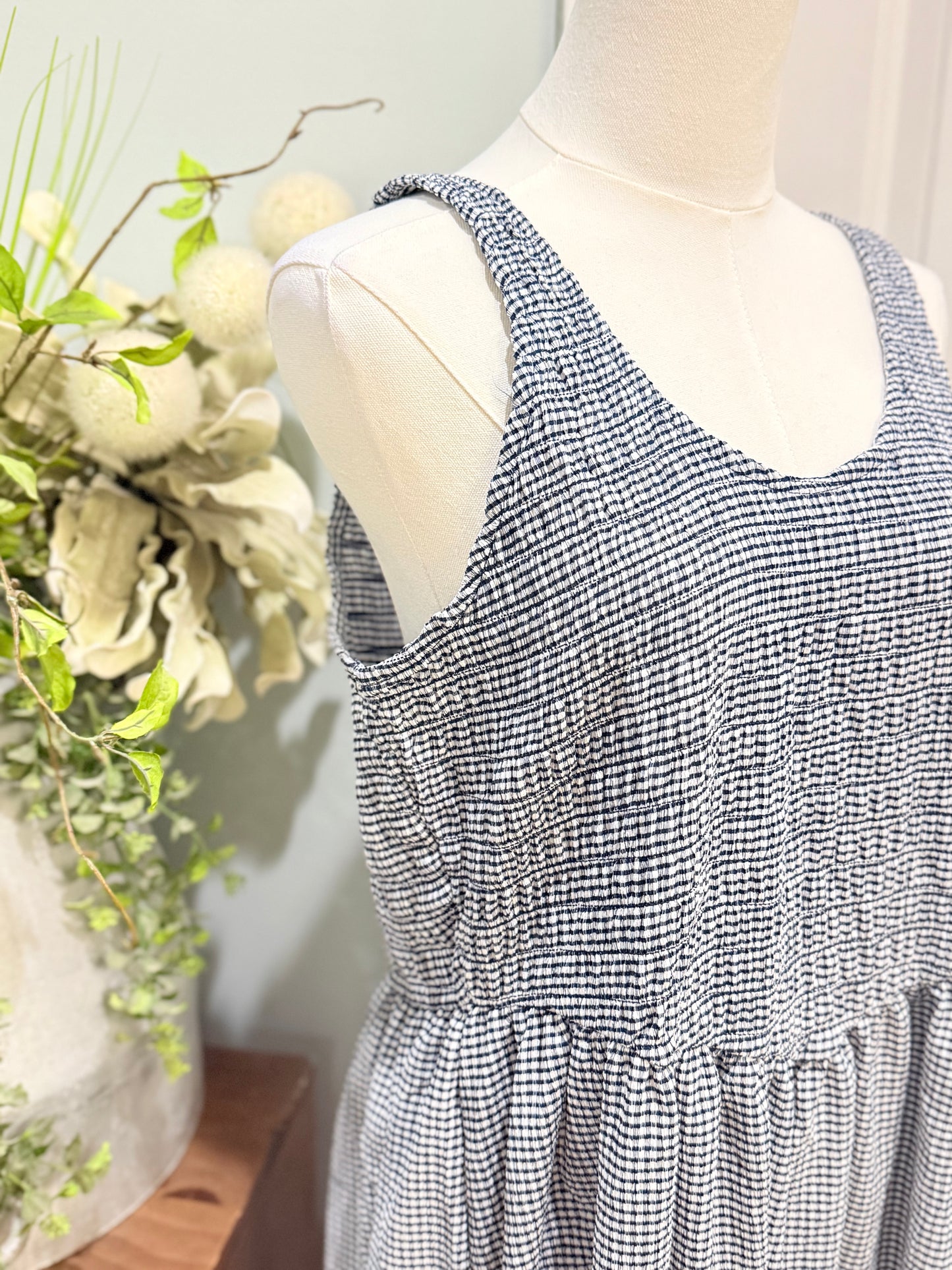 Womens Old Navy Smocked Dress 1X NWT