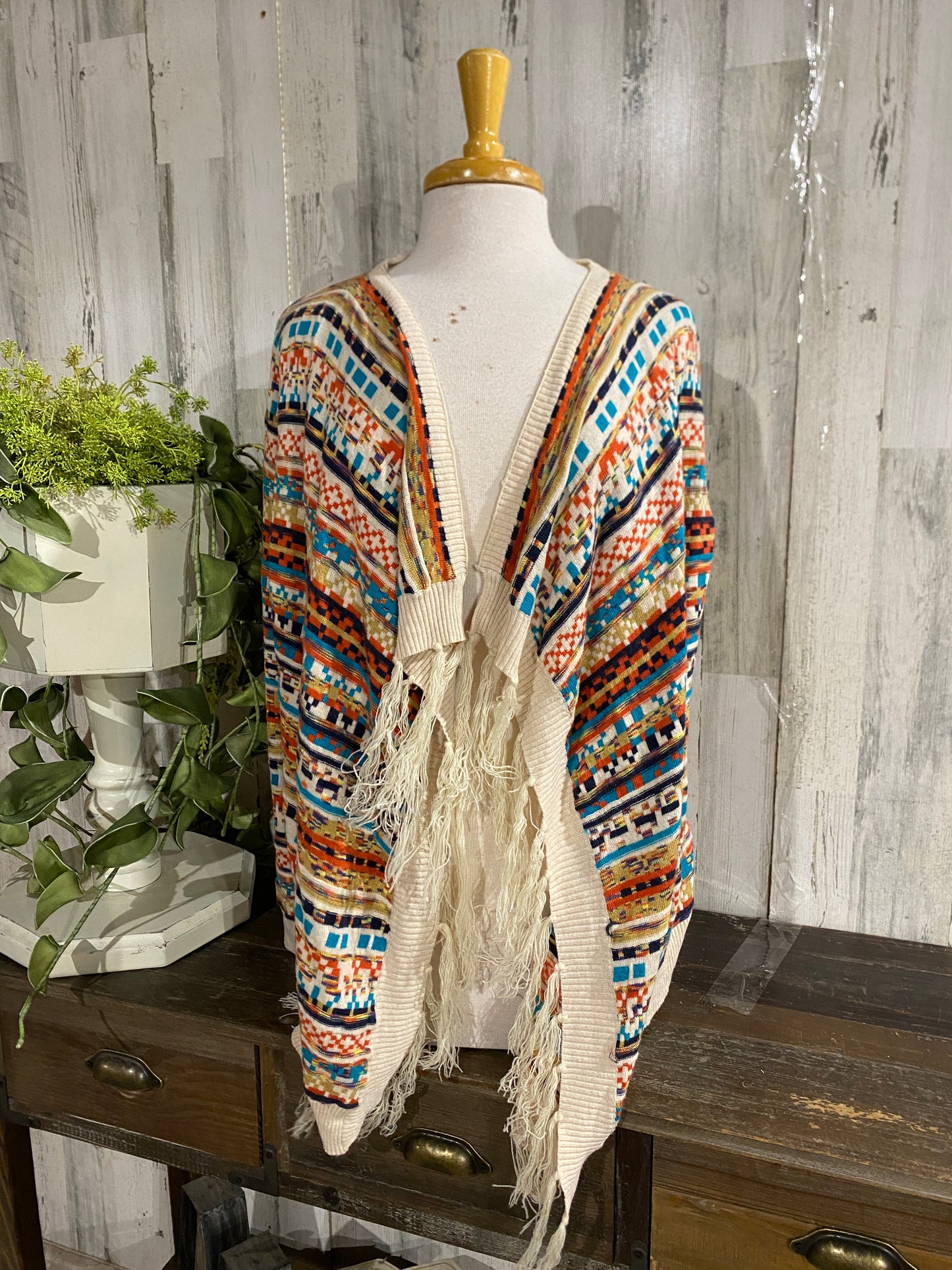 Womens Aztec Cardigan Med/Large