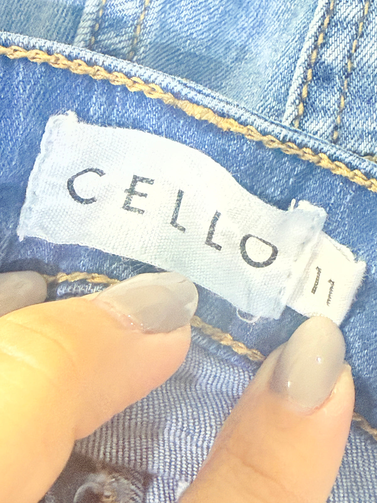 Womens Cello Ripped Skinny Jeans Size 11 EUC