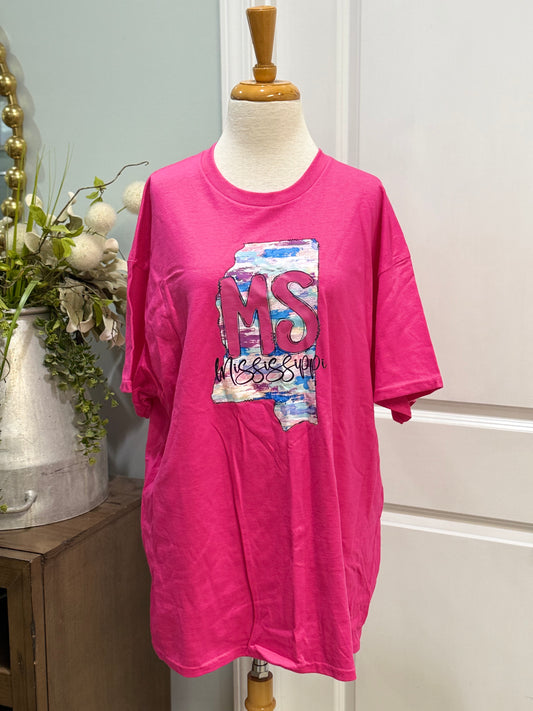 Womens Mississippi Tshirt Size XL
