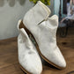Womens Corky's White Booties Size 10