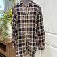 Womens Johnny Was Flannel Button Down Small EUC