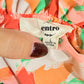 Womens Entro Floral Flutter Sleeve Blouse Large EUC