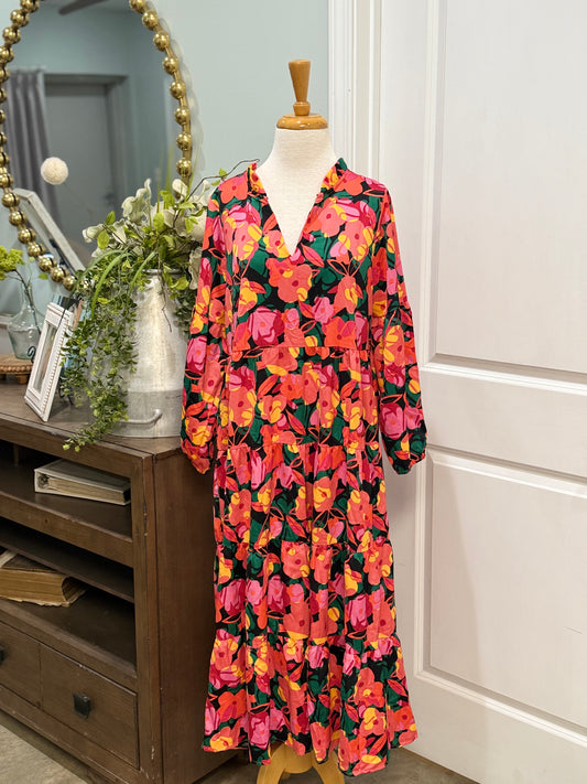 Womens Michelle McDowell Maxi Dress Large NWT