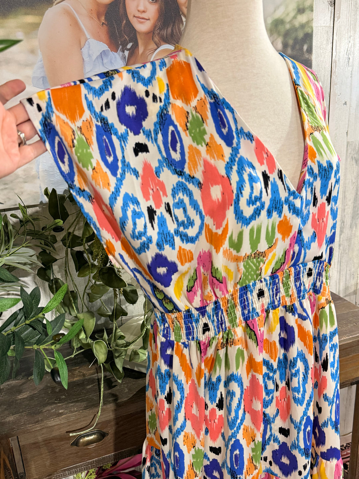 Womens Umgee Maxi Dress Size Large EUC