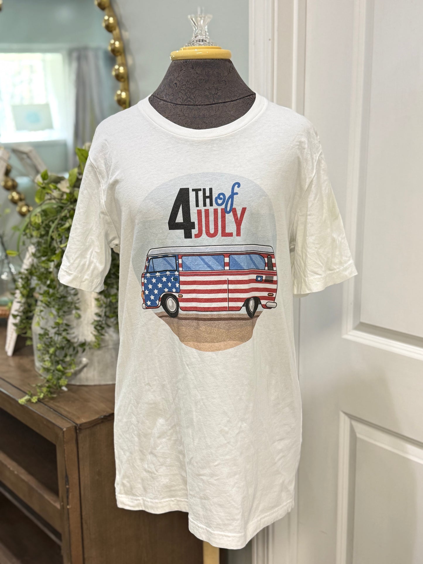 Womens 4th of July Tshirt Large