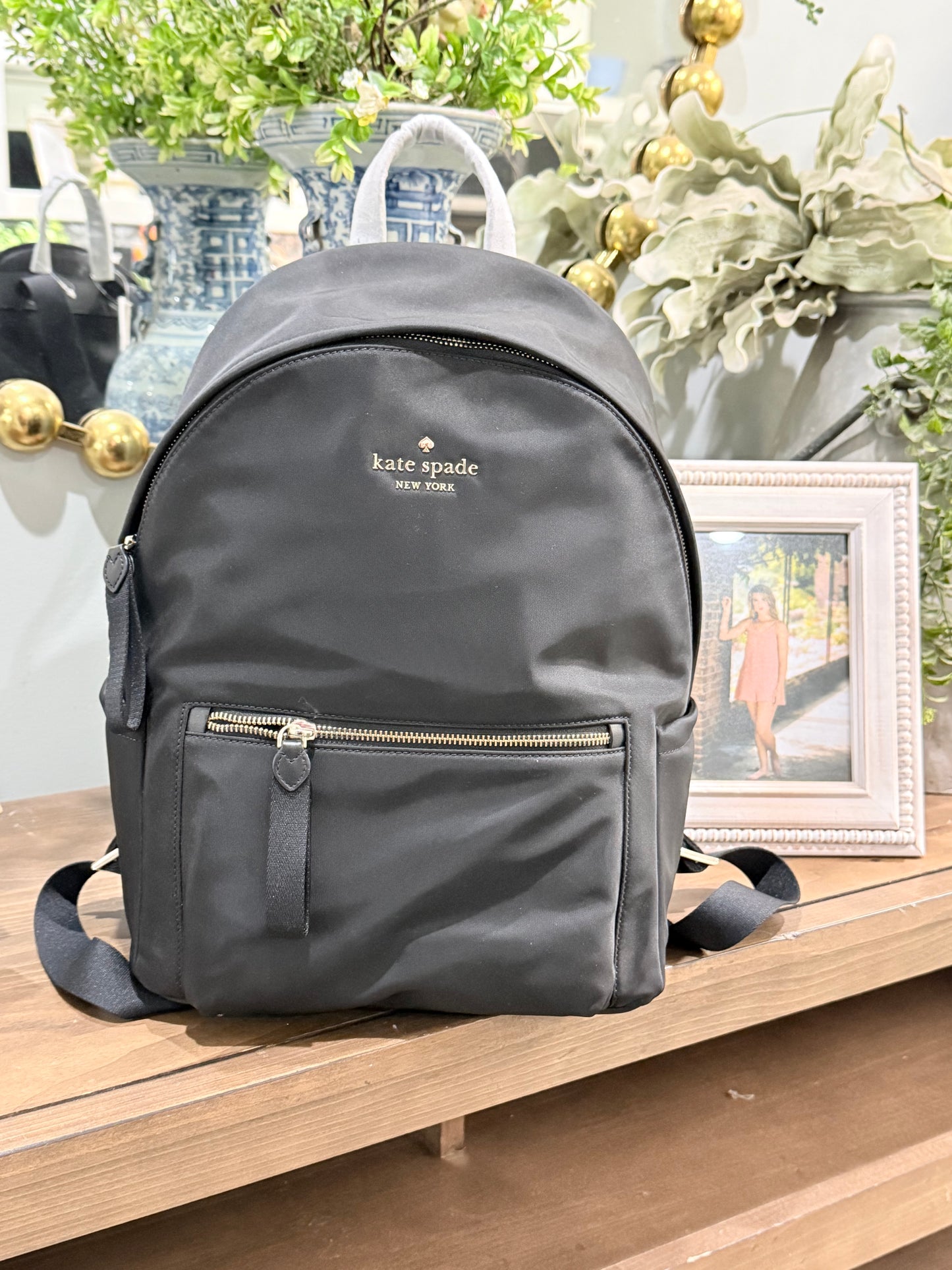 Kate Spade Black Backpack NWT
