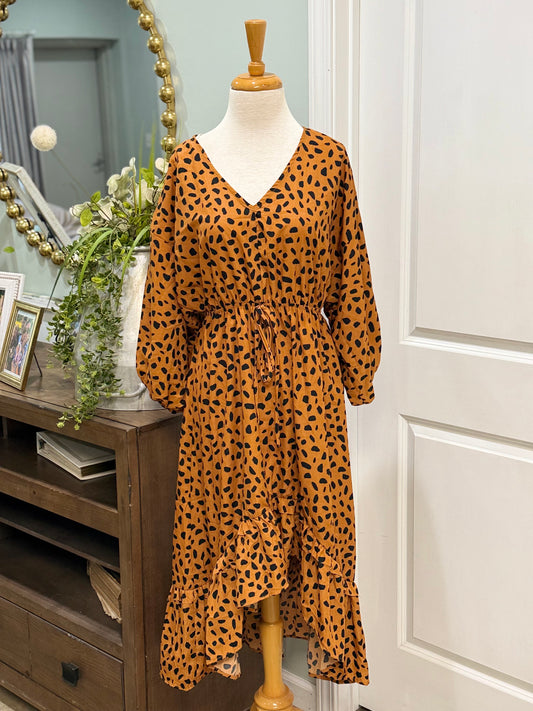 Womens Umgee Leopard Dress Size Medium