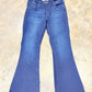 Womens Kancan Petite Flare Jeans Size 13 EUC