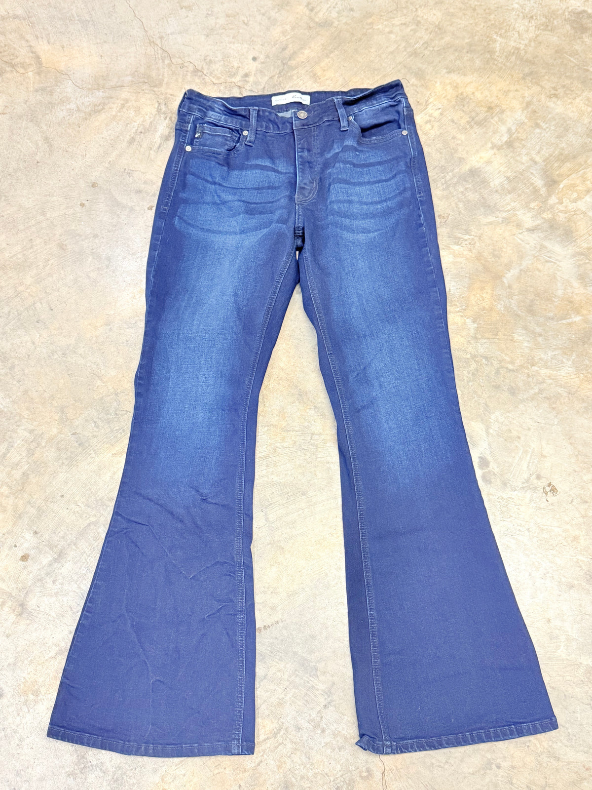 Womens Kancan Petite Flare Jeans Size 13 EUC