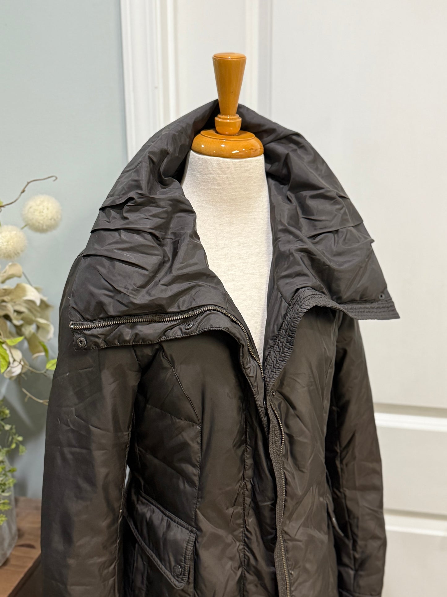 Womens Cole Haan Packable Coat Size Small