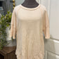 Womens Newilly Ribbed Blouse Large EUC
