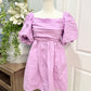 Womens Purple Bubble Mini Dress Small EUC