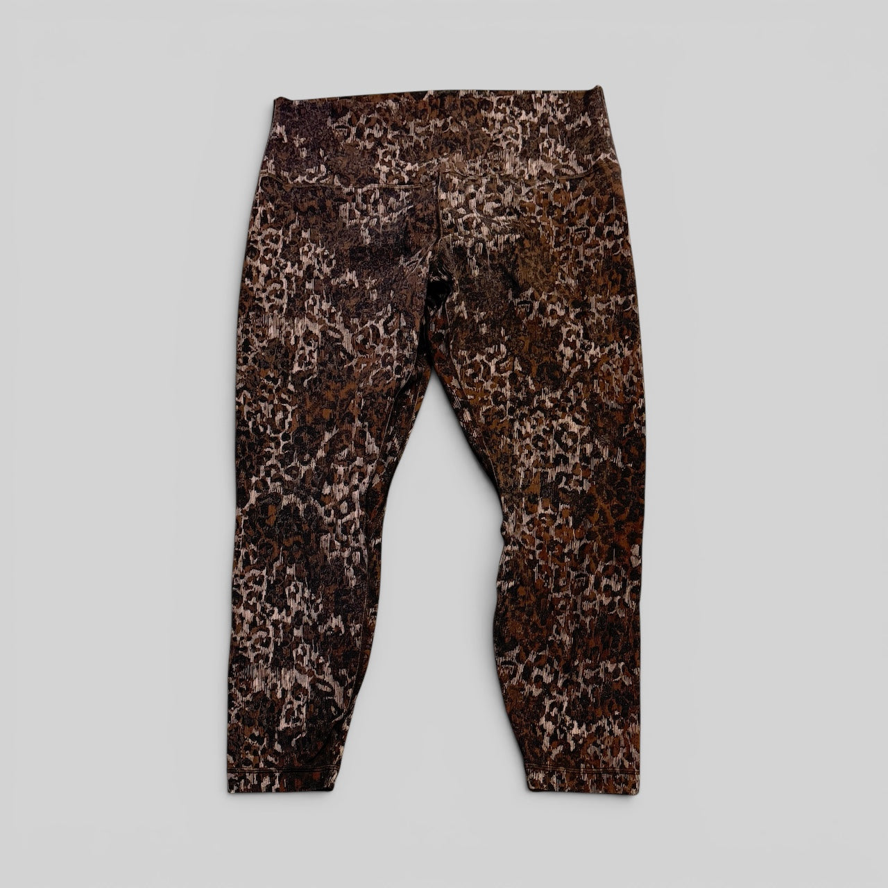 Womens Lululemon Leopard Leggings Size 16 EUC