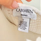 Womens Navy & White Knee Length Hamptons Dress Large EUC