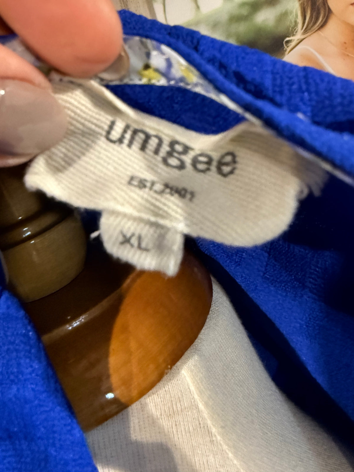 Womens Umgee Flutter Sleeve Midi Dress XL EUC