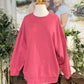 Womens Pink Sweatshirt Large EUC