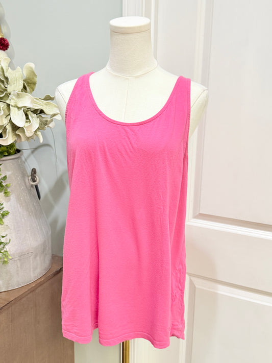 Womens Southern Tide Pink Tank XL EUC