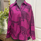 Womens Jodifl Leopard Blouse Small NWT