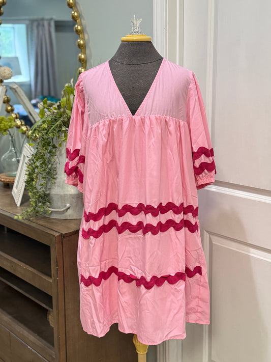 Womens Pink Entro Dress 2X EUC